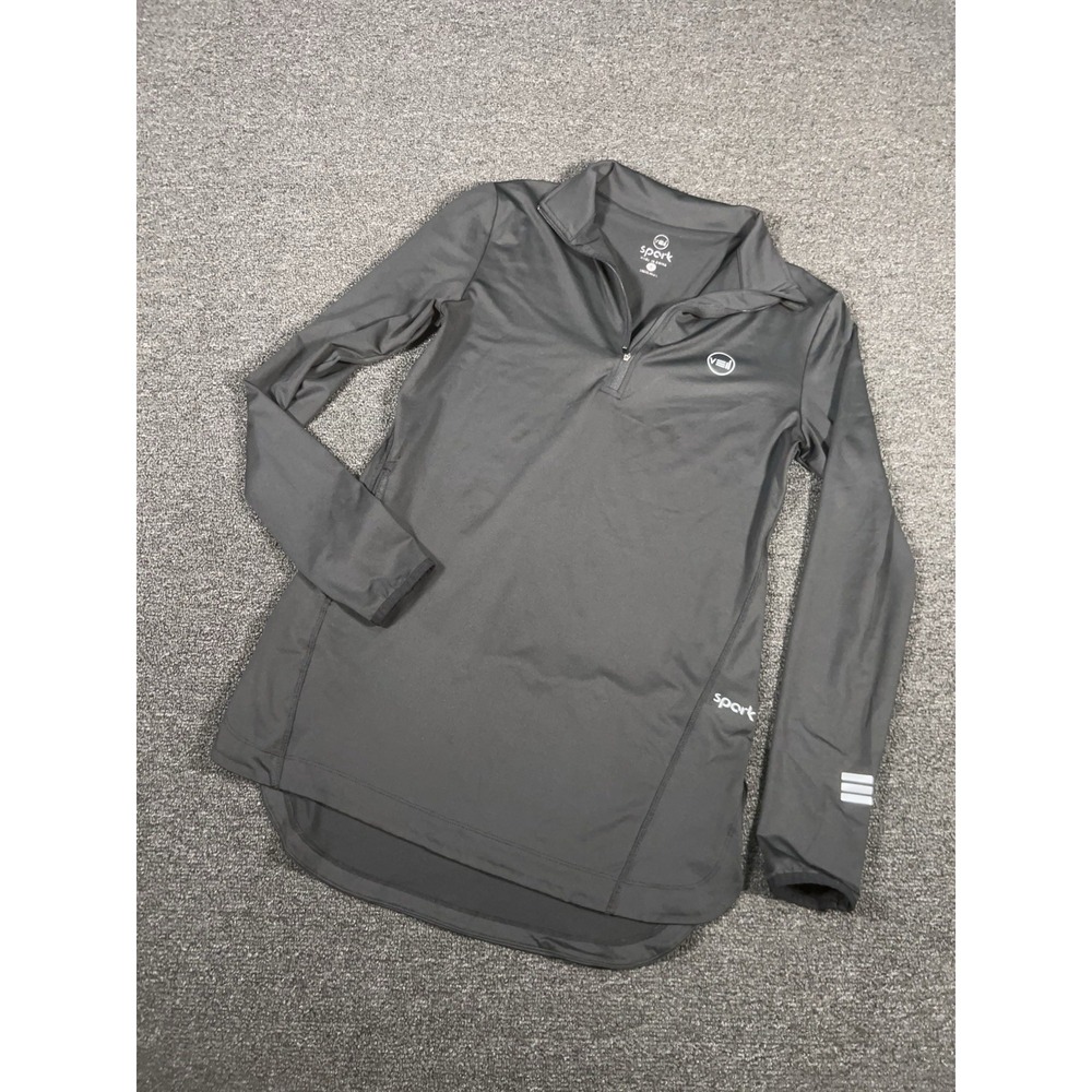 Veil Spark Pullover Women's Small Black Long Sleeve Half Zip Performance Tunic
